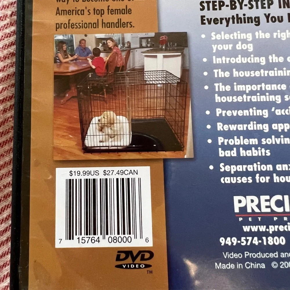 Pawsitively Housebroken Lessons For A Lifetime Dog Pet Crate Training DVD
